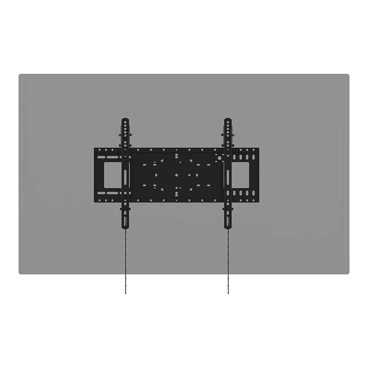Vision VFM-W6X4T - Klammer - neigen - für Flachbildschirm - kaltgewalzter Stahl - Schwarz