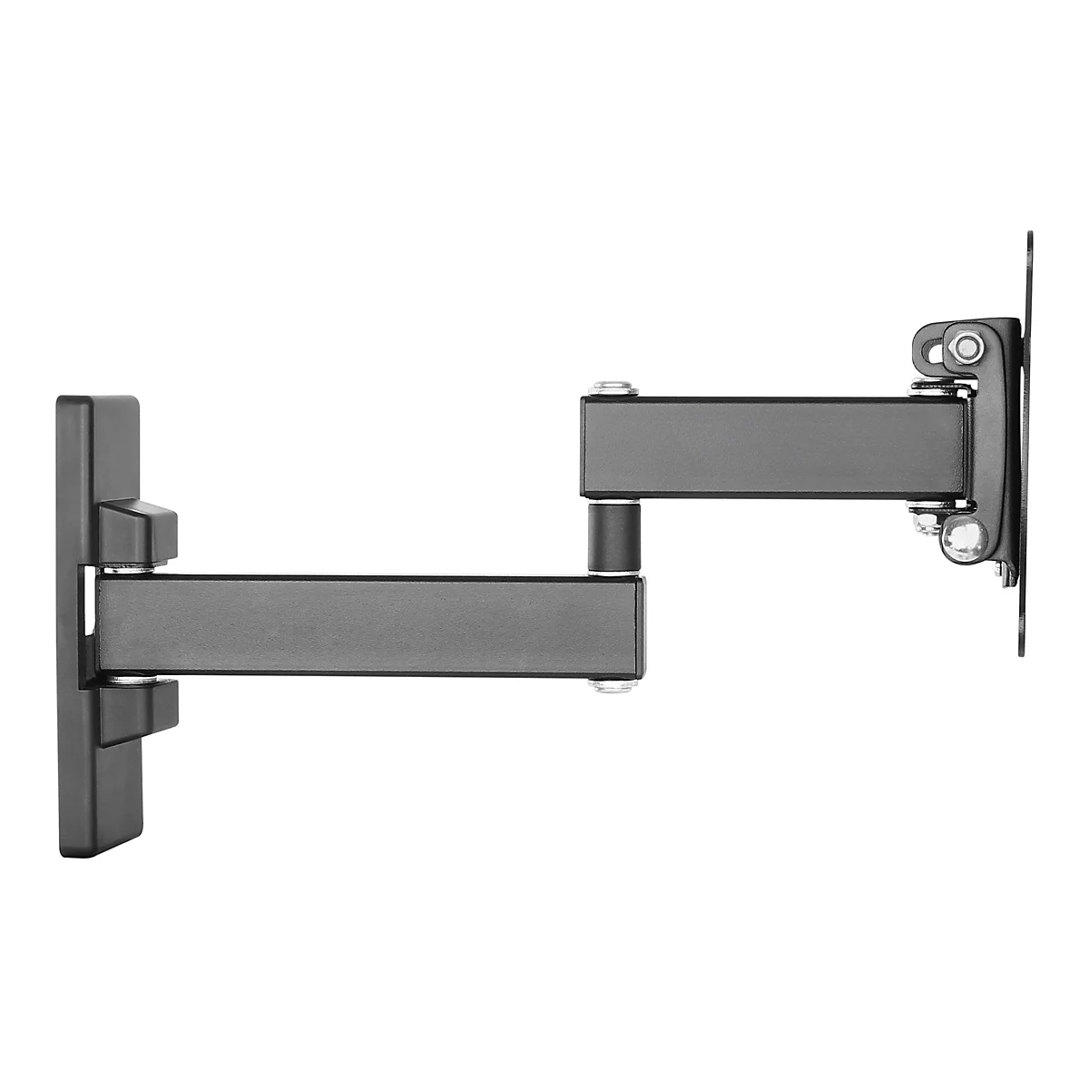 Vision VFM-WA1X1B - Befestigungskit (Wandarm) - für Monitor - kaltgewalzter Stahl - Schwarz - Bildschirmgröße: 33-68.6 cm (13'-27')