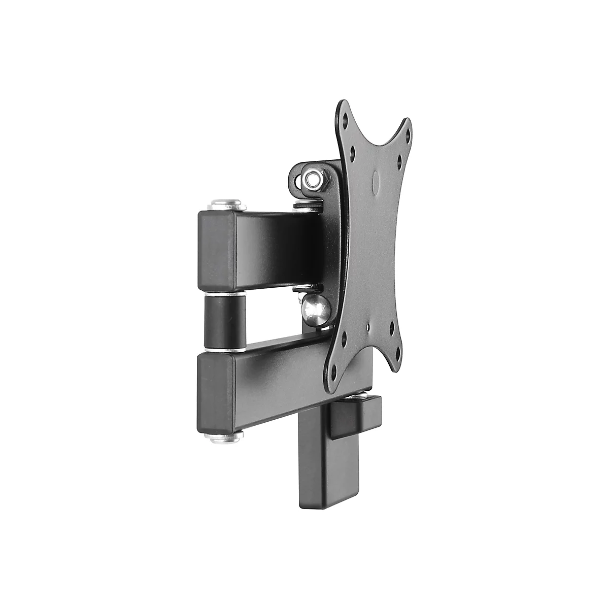 Vision VFM-WA1X1B - Befestigungskit (Wandarm) - für Monitor - kaltgewalzter Stahl - Schwarz - Bildschirmgröße: 33-68.6 cm (13'-27')