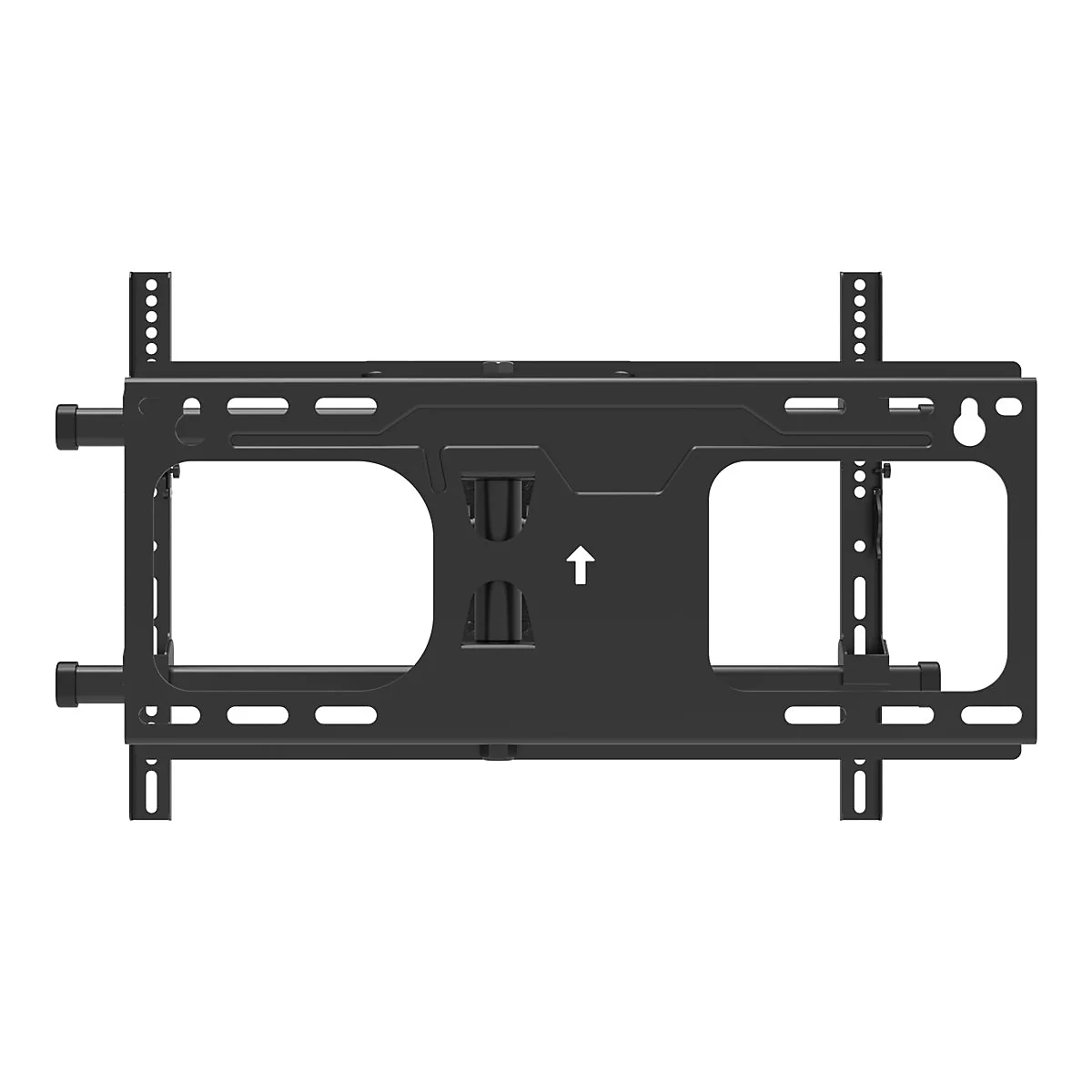 Vision VFM-WA6X4/3 - Befestigungskit (Wandplatte, Wandarm) - Doppelgelenk - für Flachbildschirm - kaltgewalzter Stahl - Schwarz