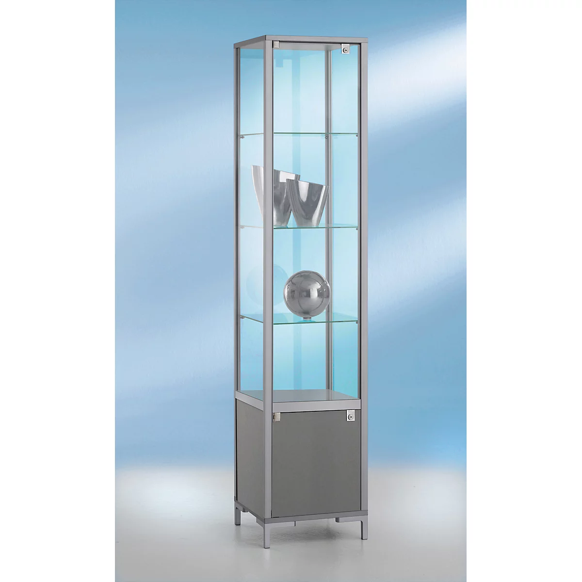 Vitrine de présentation verticale, l. 400 mm
