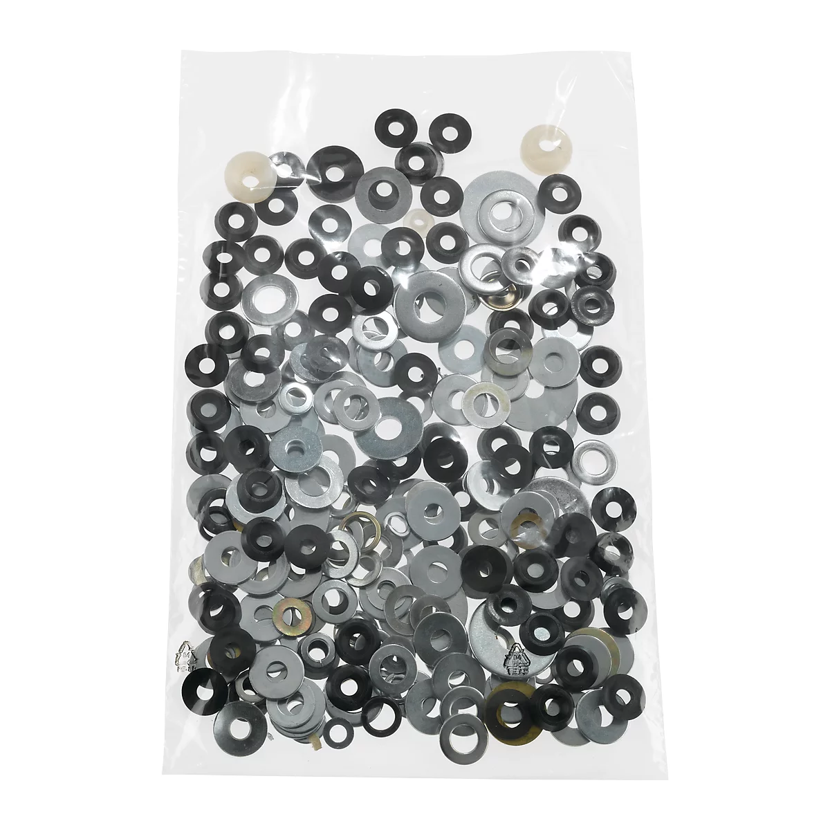 Vlakke zakjes, 50 my, 160 x 250 mm, 1000 stuks