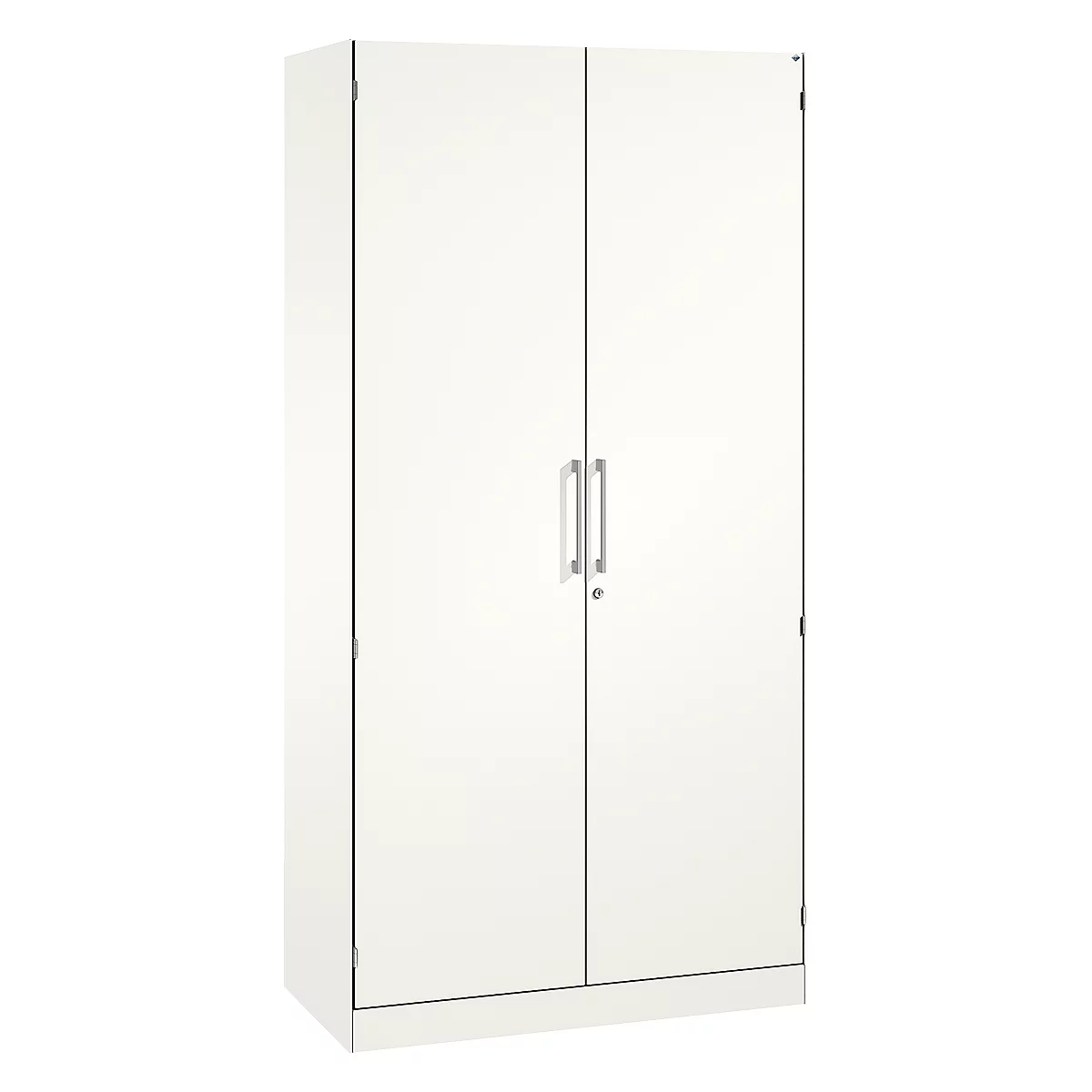 Vleugeldeurkast ASISTO C 3000, 5 ordnerhoogten, B 1000 mm, wit/wit