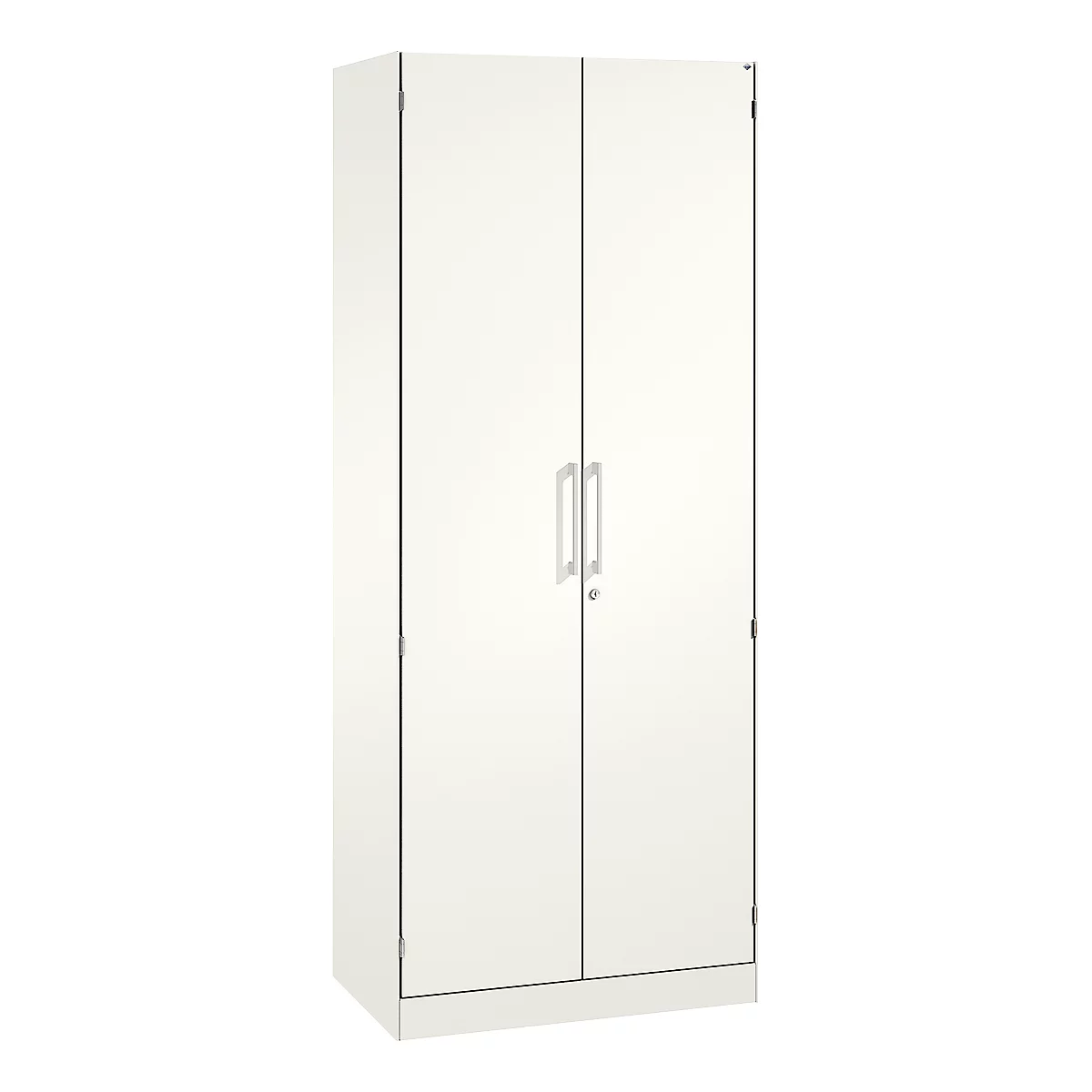 Vleugeldeurkast ASISTO C 3000, 5 ordnerhoogten, B 800 mm, wit/wit