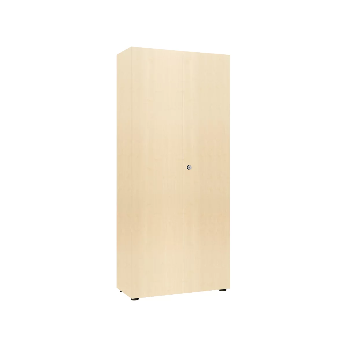 Vleugeldeurkast, B 80 cm, 5 ordnerhoogten, esdoorn