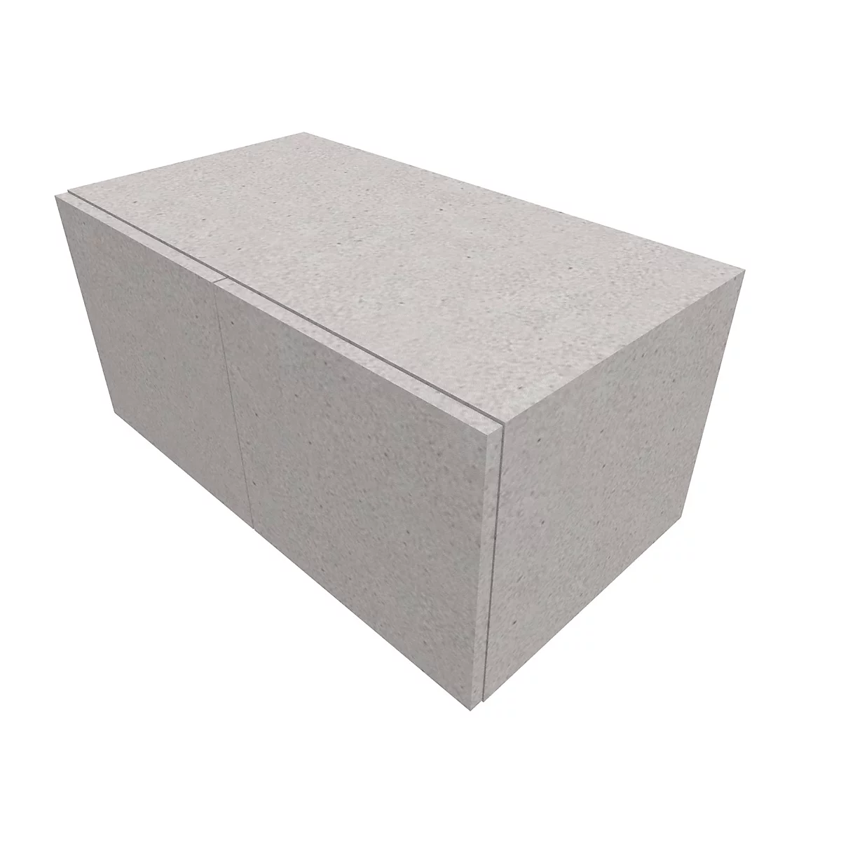 Vleugeldeurkast SOLUS PLAY, 1 ordnerhoogte, zonder handgreep, B 800 x D 440 x H 374 mm, ceramic grey