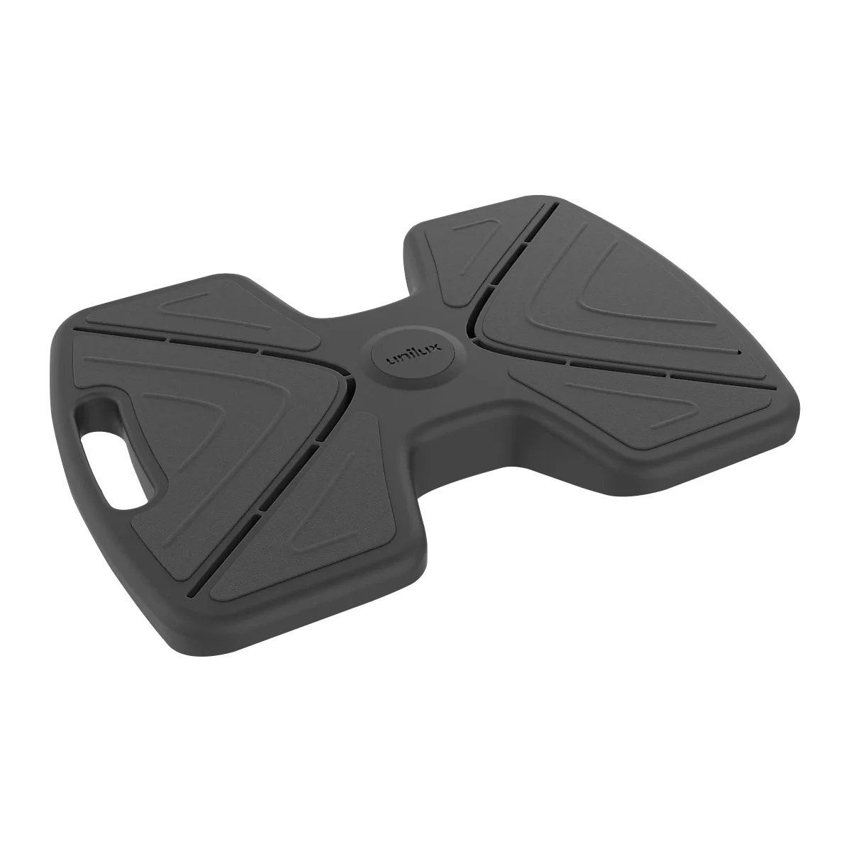 Voetsteun UPDOWN - ergonomisch - kantelbaar - zwart