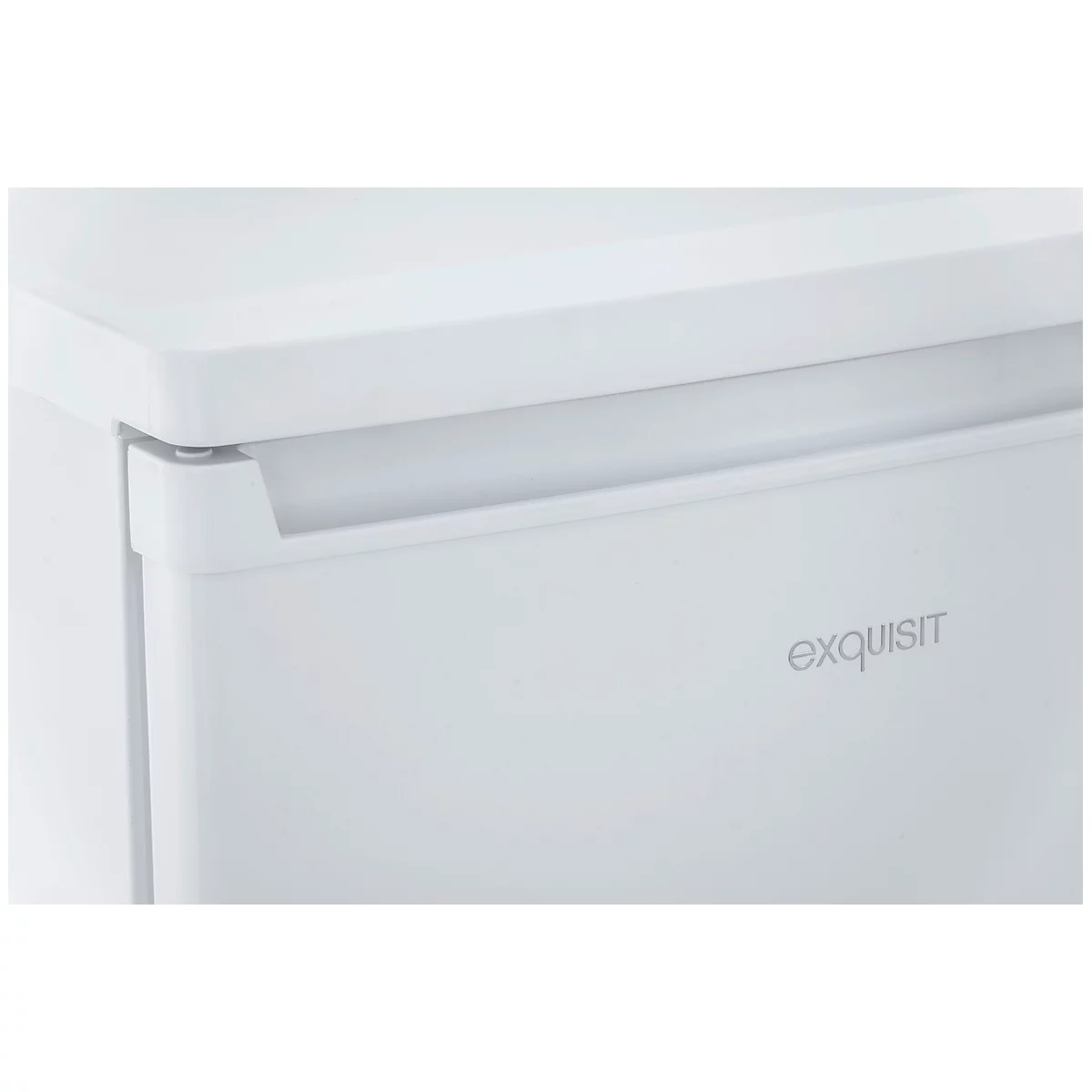 Volle-ruimtekoelkast exquisit KS16-4-E-040E, 100 W, 109 l, 40 dB, 2 compartimenten/1 koelvak/1 vershoudvak/3 deurvakken, B 550 x D 570 x H 855 mm, wit