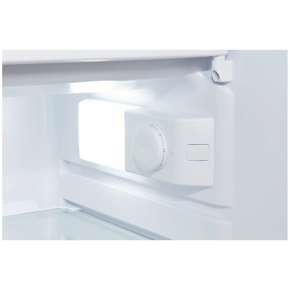 Volle-ruimtekoelkast exquisit KS16-4-E-040E, 100 W, 109 l, 40 dB, 2 compartimenten/1 koelvak/1 vershoudvak/3 deurvakken, B 550 x D 570 x H 855 mm, wit
