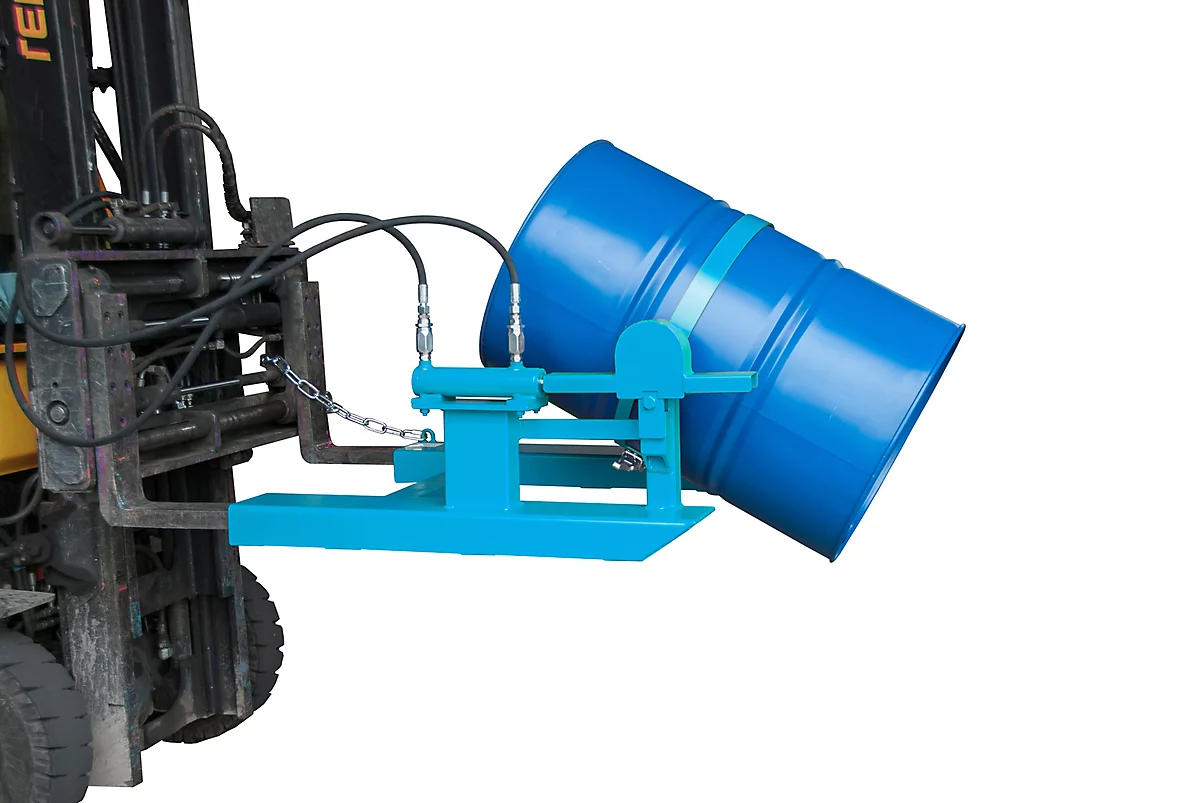Volquete BAUER FD-H con cilindro de elevación, acero, ancho 1000 x fondo 1245 x alto 475 mm, azul