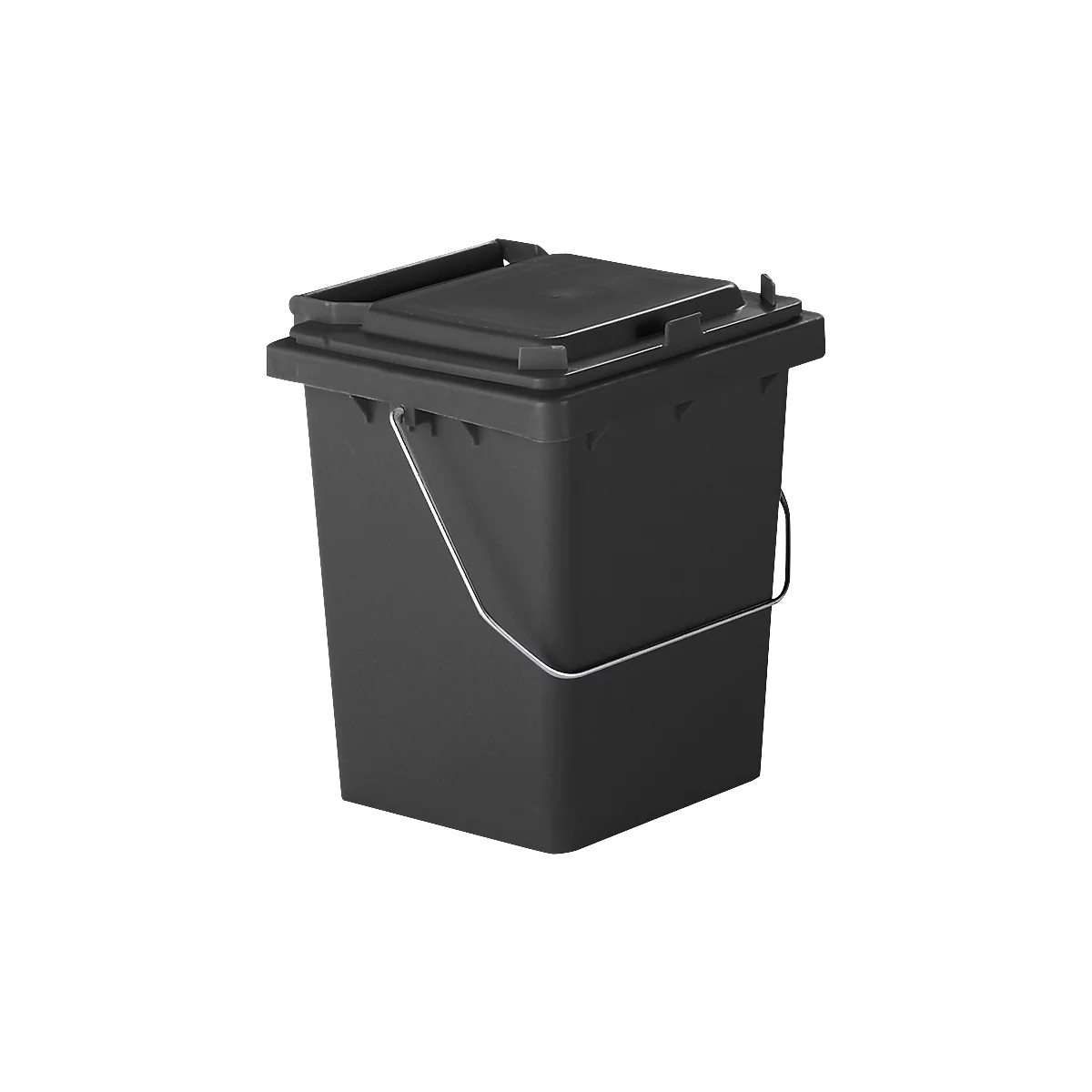 Voorsorteeremmer Mülli, B 175 x D 195 x H 300 mm, 10 liter, antraciet