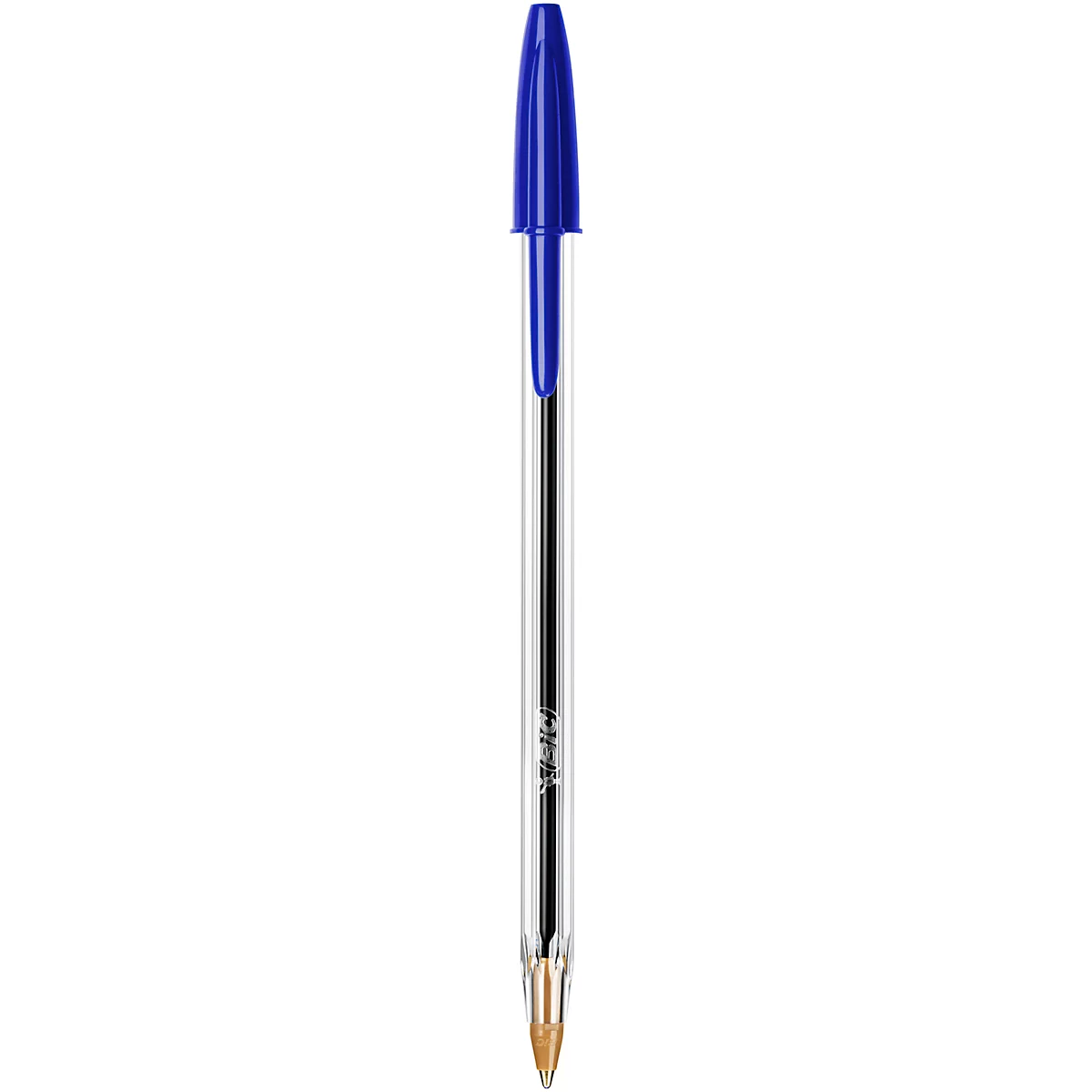 Vorteilspack Kugelschreiber mit Kappe BIC® Cristal® Original, 0,4 mm, blau, 100 Stück
