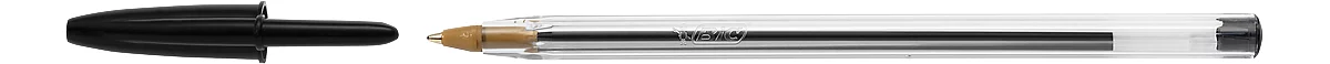 Vorteilspack Kugelschreiber mit Kappe BIC® Cristal® Original, 0,4 mm, schwarz, 100 Stück