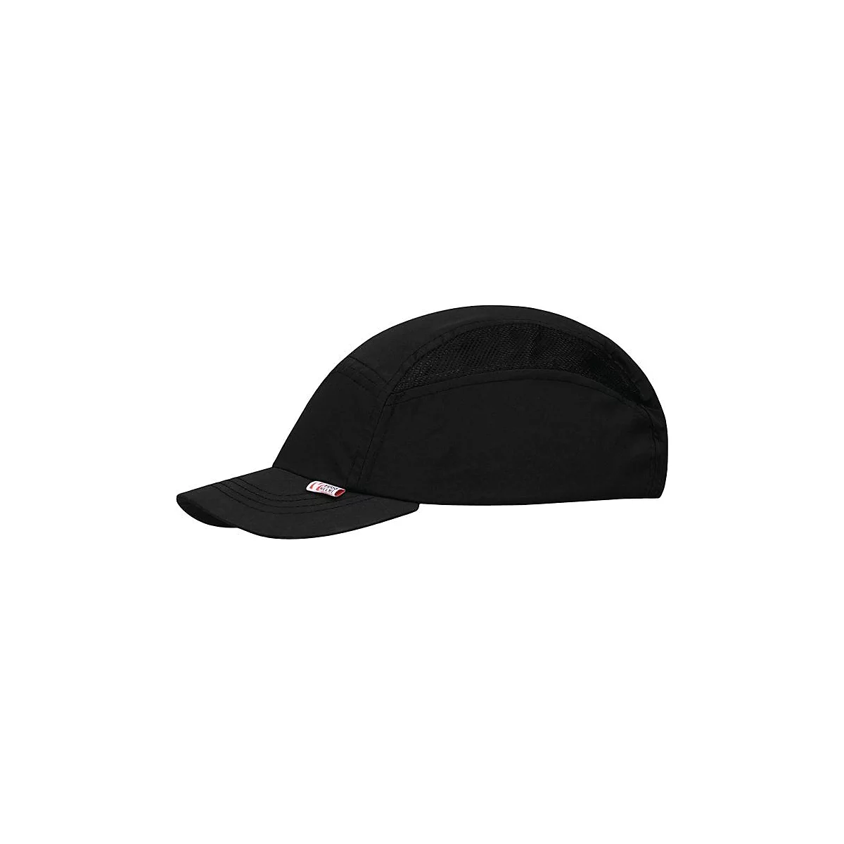 VOSS Anstoßkappe Cap modern style, EN 812:1997, Mikrofaser schwarz, Größe 52-63 cm, Schirmlänge 50 mm