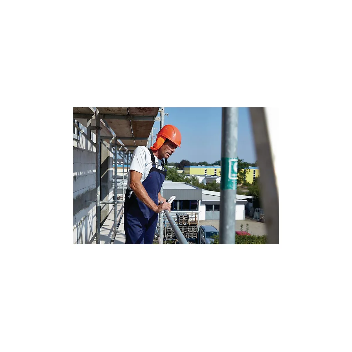 VOSS Schutzhelm INAP-Profiler Plus, EN 397, UV-Schutzfaktor 50+, PE signalweiß, 6-Punkt-Gurtband, Kopfumfang 51-64 cm