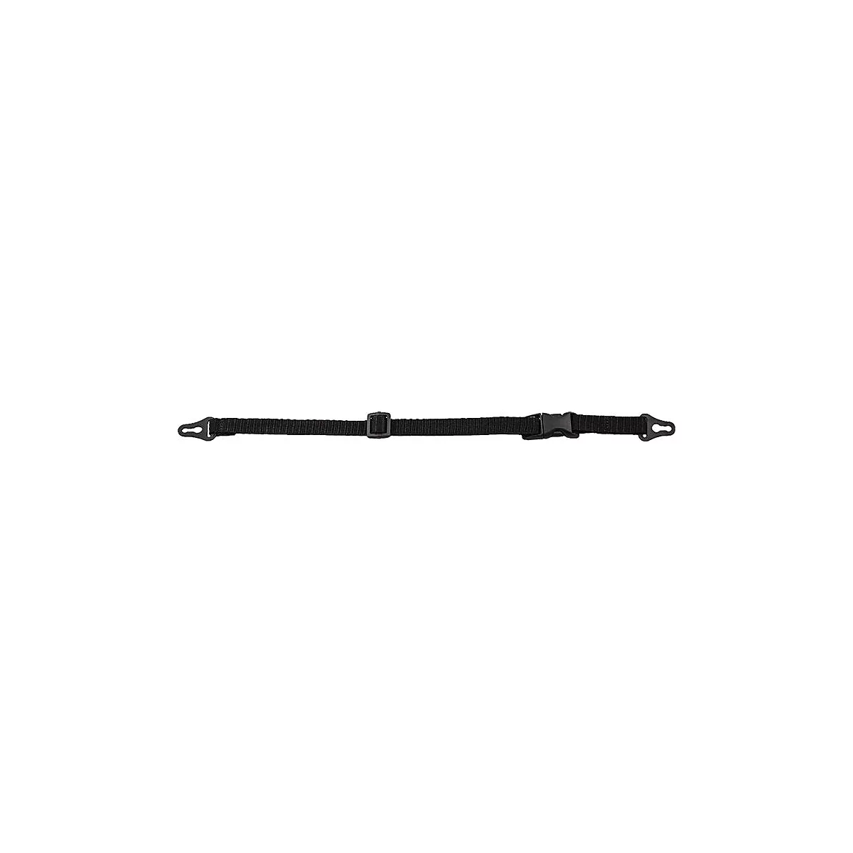 VOSS Textilkinnriemen KT, für Schutzhelme, Schnellverschluss, Textilband schwarz, 510 mm, 10 Stück