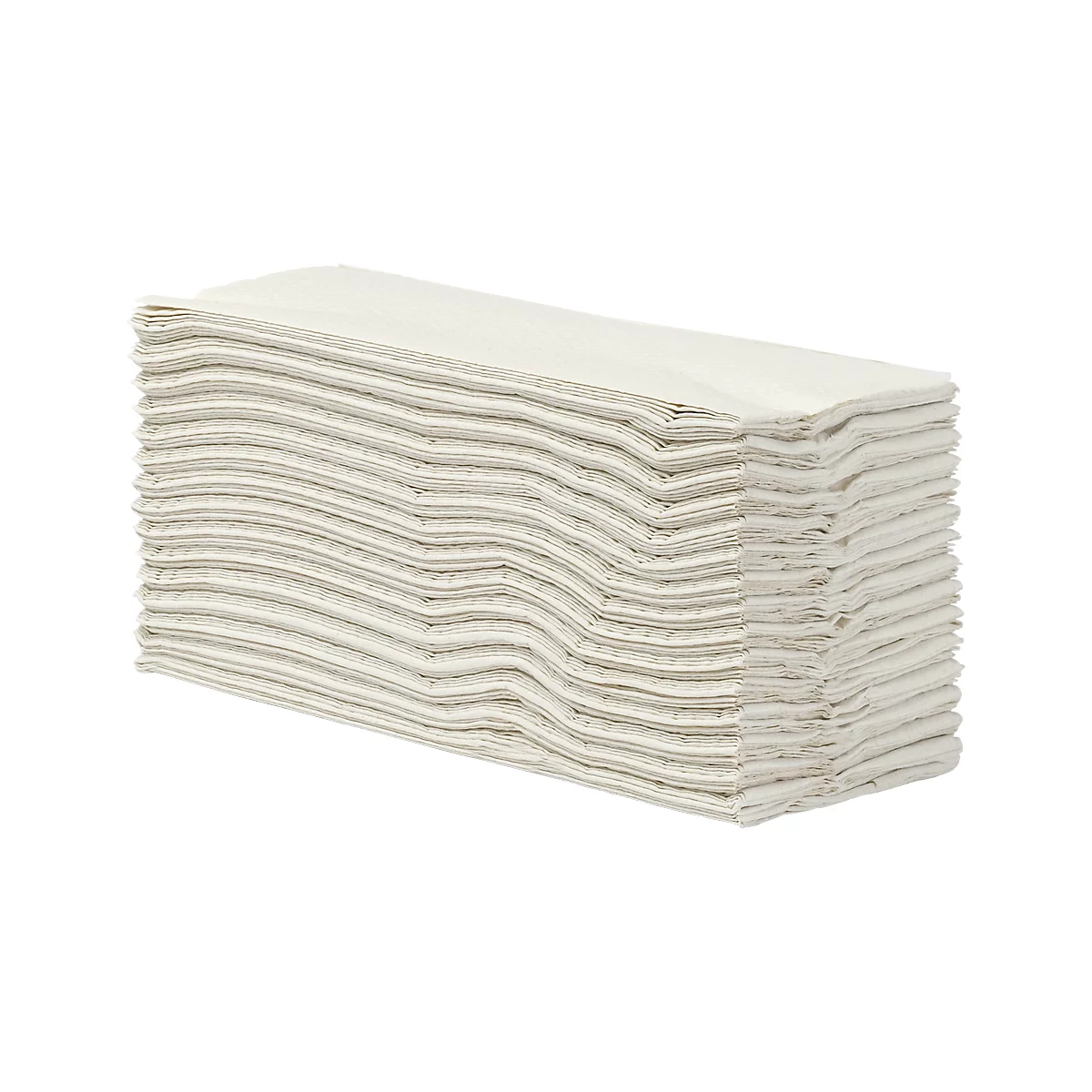 Vouwhanddoekjes, 2-laags, C-vouw, naturel, 2400 vellen