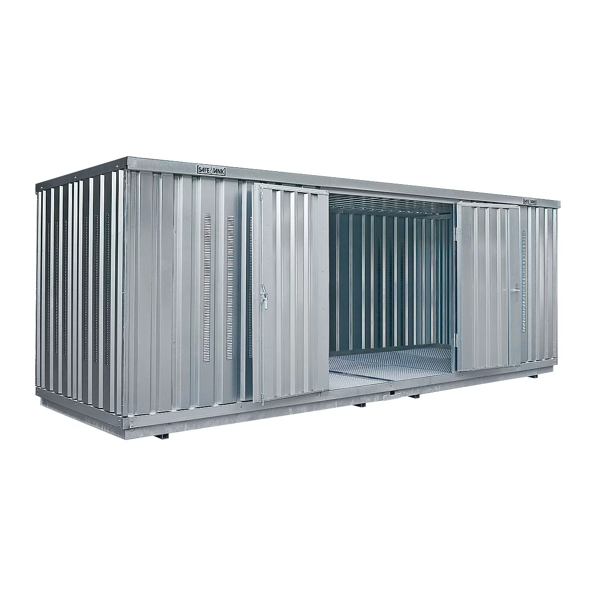Vrijstaande container SAFE TANK 1900, voor actieve opslag