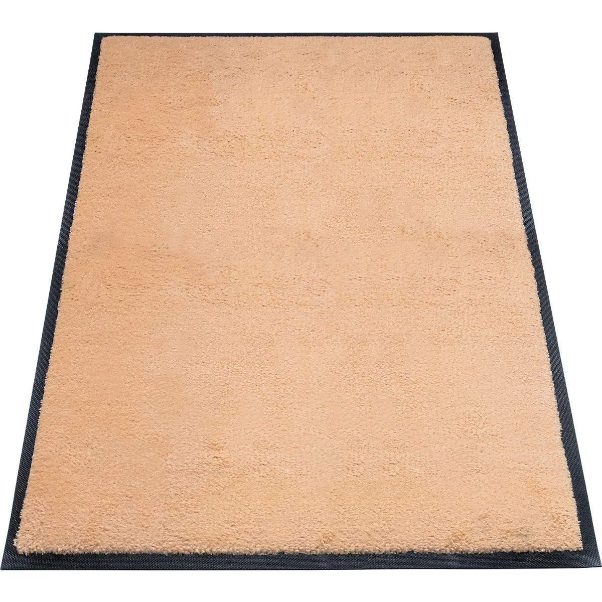 Vuilopvangmat miltex Eazycare Style - high twist nylon en Niltril rubber - antistatisch - UV-bestendig - afwasbaar - 800 x 1200 mm - pastelgeel