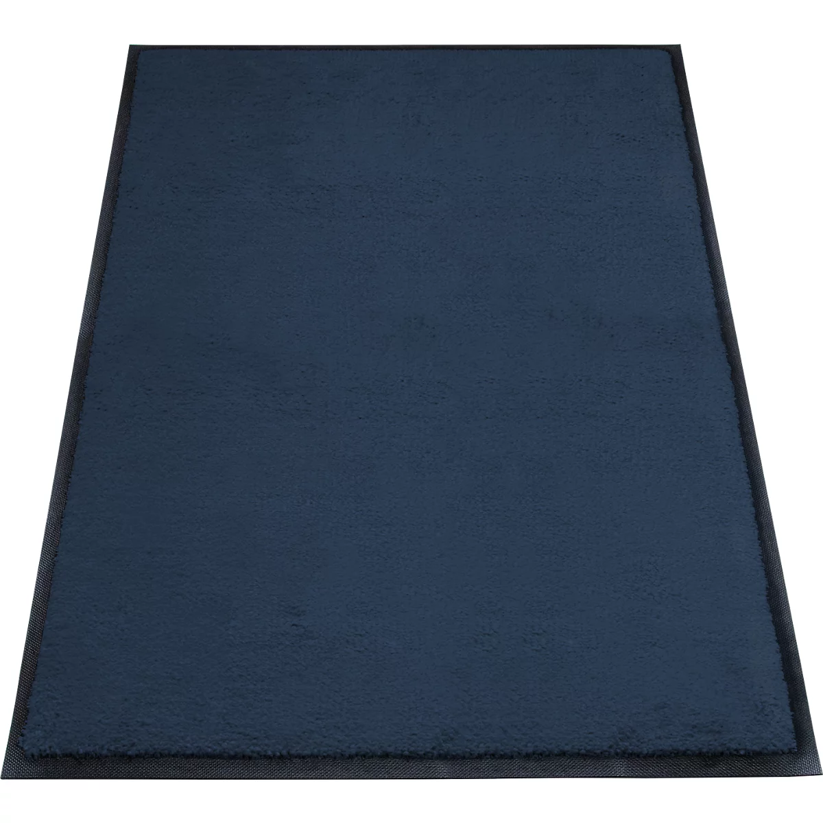 Vuilopvangmat miltex Eazycare Style - high twist nylon en Niltril rubber - antistatisch - UV-bestendig - afwasbaar - 800 x 1200 mm - staalblauw