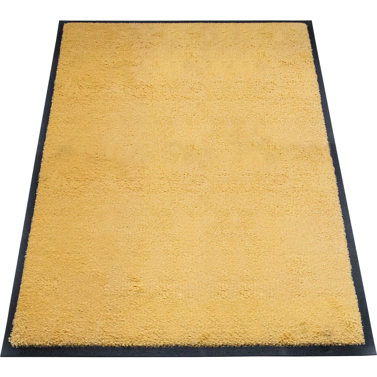 Vuilopvangmat miltex Eazycare Style - high twist nylon en Niltril rubber - antistatisch - UV-bestendig - afwasbaar - 800 x 1200 mm - zandbeige