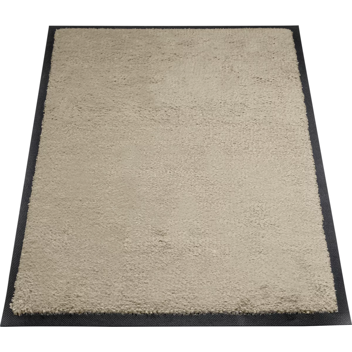 vuilvangmat miltex Eazycare Style, hoekig, antistatisch, UV-bestendig, afwasbaar, high twist nylon &amp; Niltril rubber, 600 x 850 mm, grijs beige