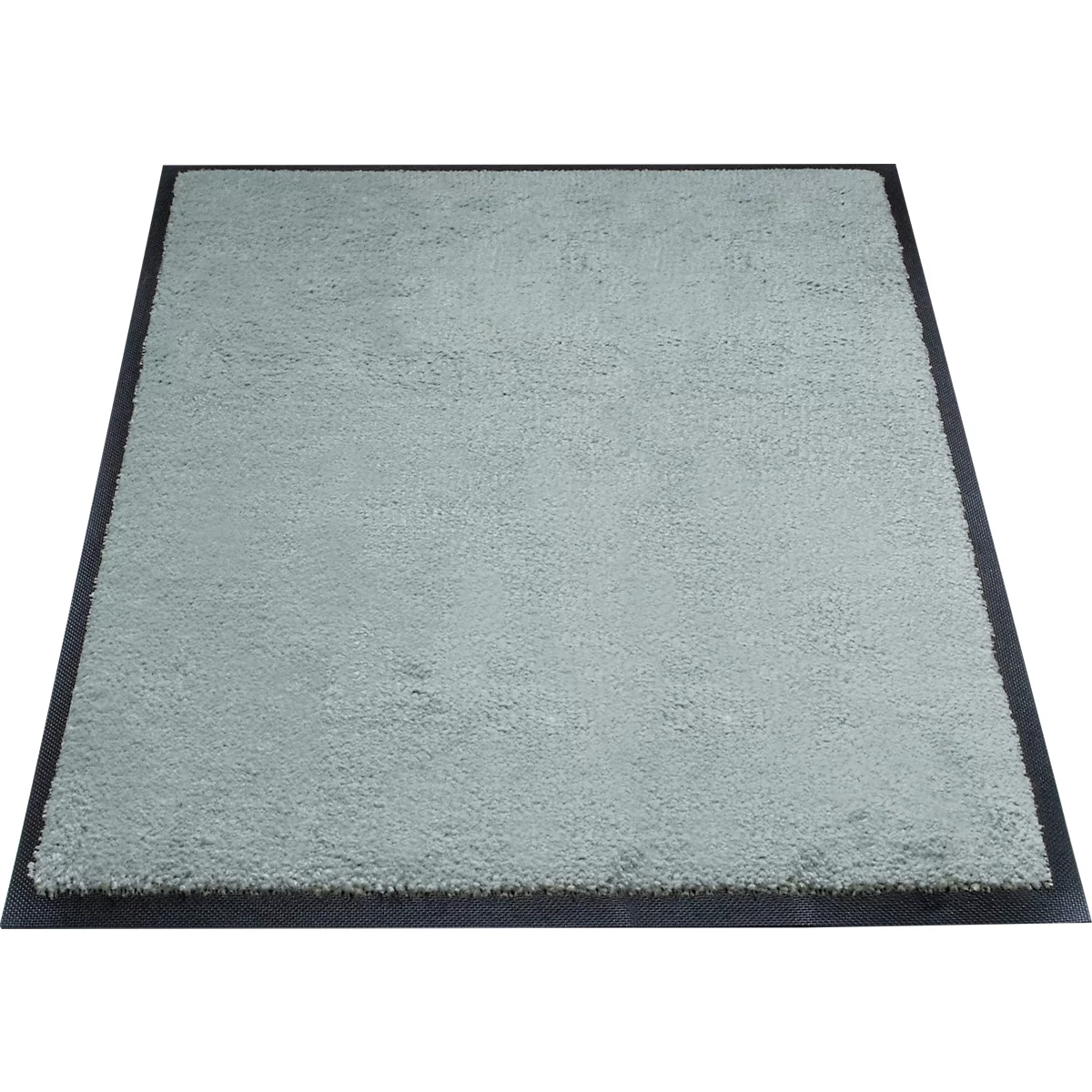 vuilvangmat miltex Eazycare Style, hoekig, antistatisch, UV-bestendig, afwasbaar, high twist nylon &amp; niltril rubber, 750 x 850 mm, azuurblauw