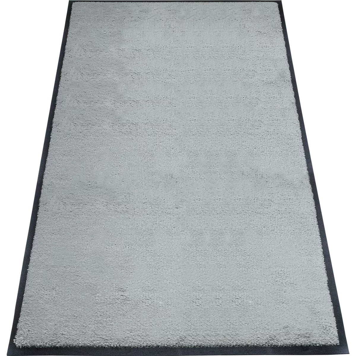 Vuilvangmat miltex Eazycare Style, hoekig, antistatisch, UV-bestendig, afwasbaar, high twist nylon &amp; Niltril rubber, 850 x 1500 mm, verkeersgrijs