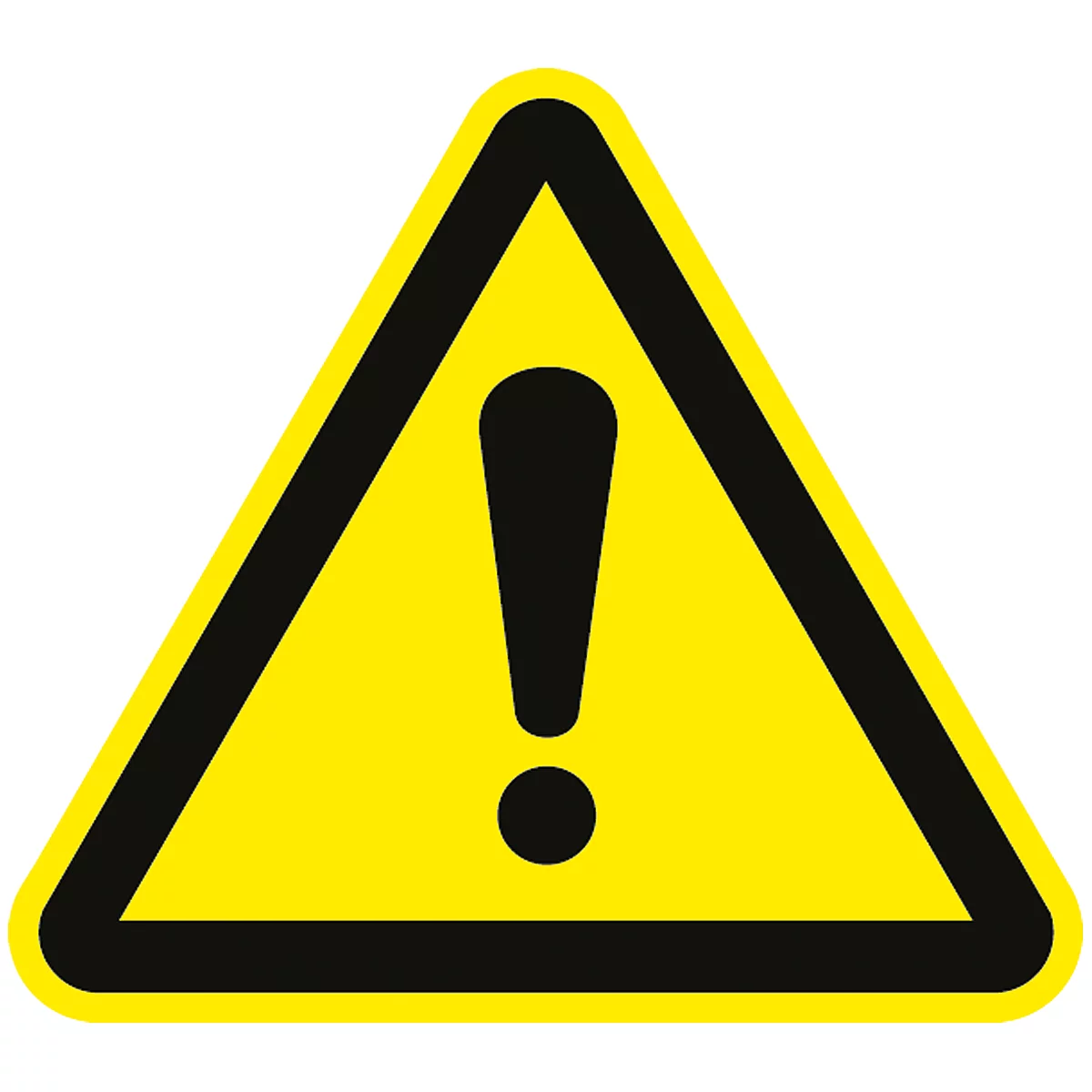 Waarschuwingsbord 'Gevaar (algemeen)', Folie