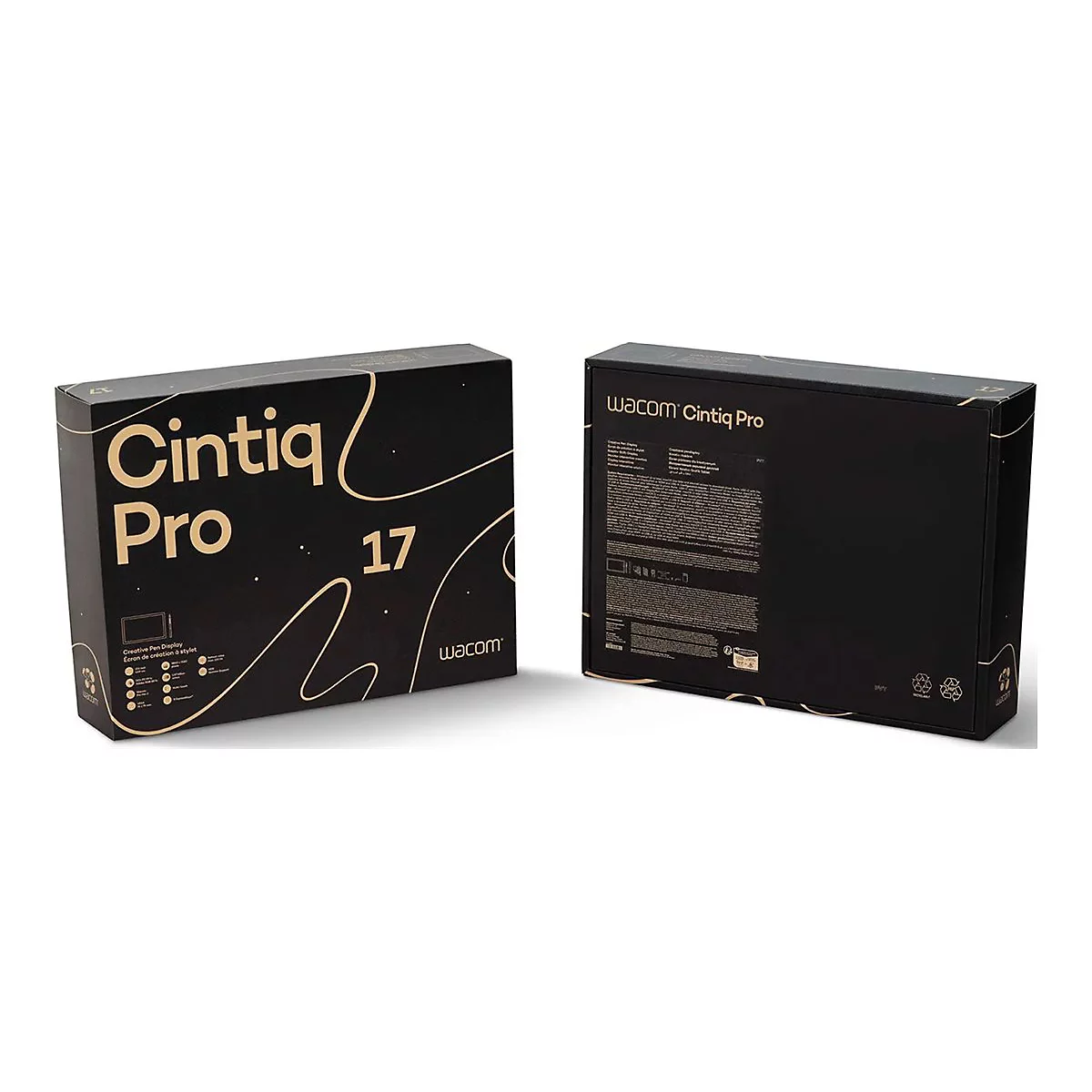 Wacom Cintiq Pro 17 - Digitalisierer mit LCD Anzeige - 21.5 x 38.2 cm - elektromagnetisch - 8 Tasten - kabelgebunden