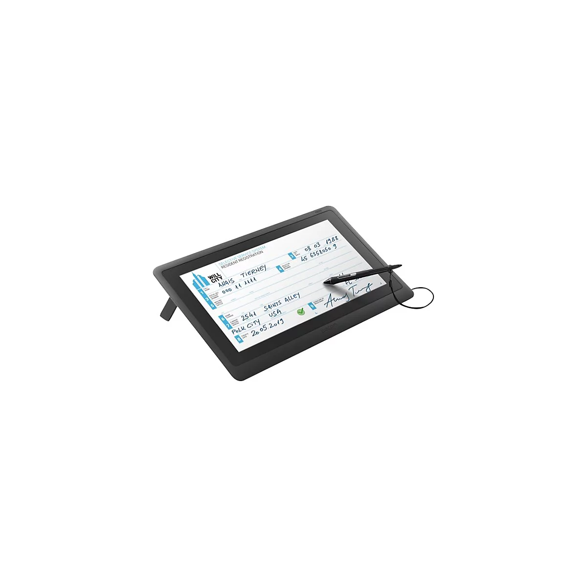 Wacom DTK-1660E - Digitalisierer mit LCD Anzeige - 34.42 x 19.36 cm - elektromagnetisch - kabelgebunden - HDMI, USB 2.0