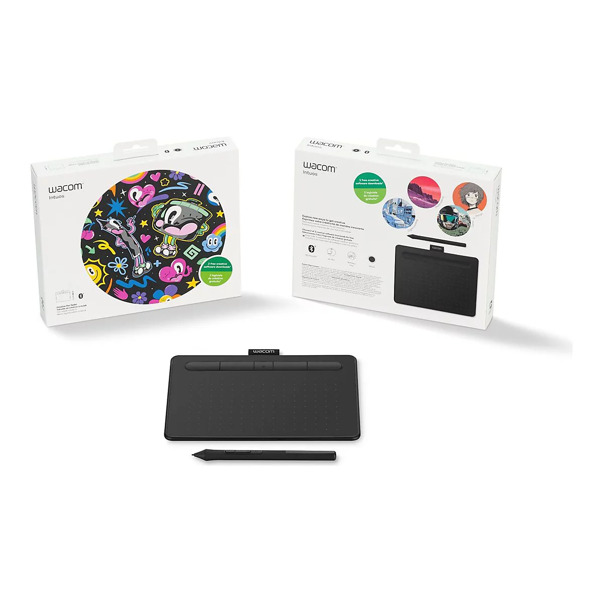 Wacom Intuos Creative Pen Small - Digitalisierer - USB, Bluetooth - Schwarz