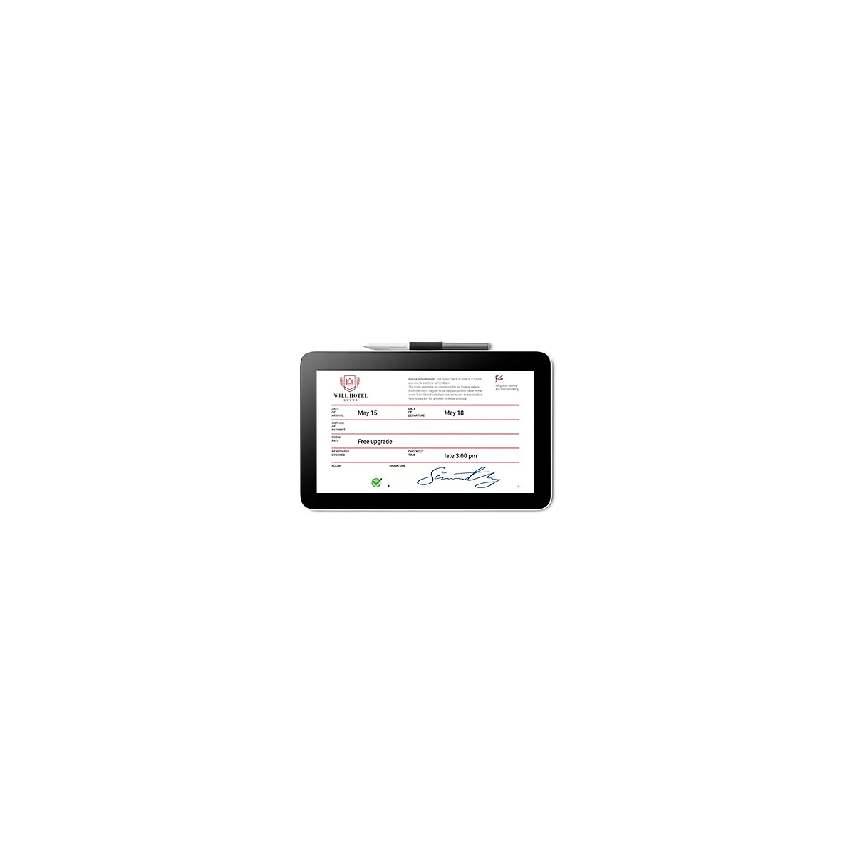 Wacom One 12 - Digitalisierer mit LCD Anzeige - elektromagnetisch - kabelgebunden - USB-C