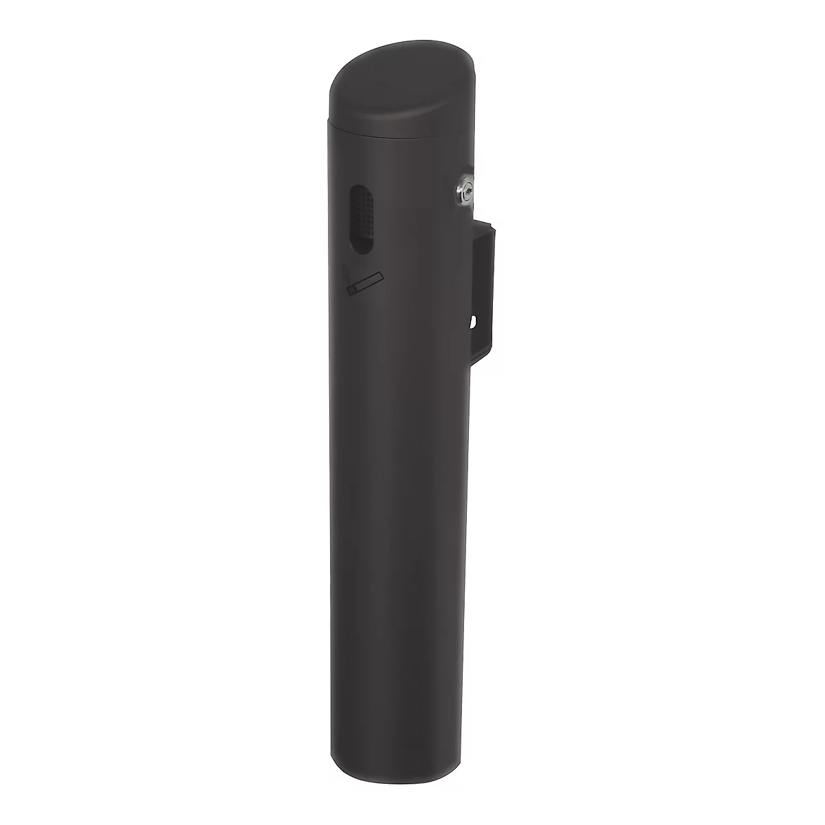 Wandasbak Smoker, volume 1,5 liter, gegalvaniseerde binnenemmer, binnen en buiten, zwart