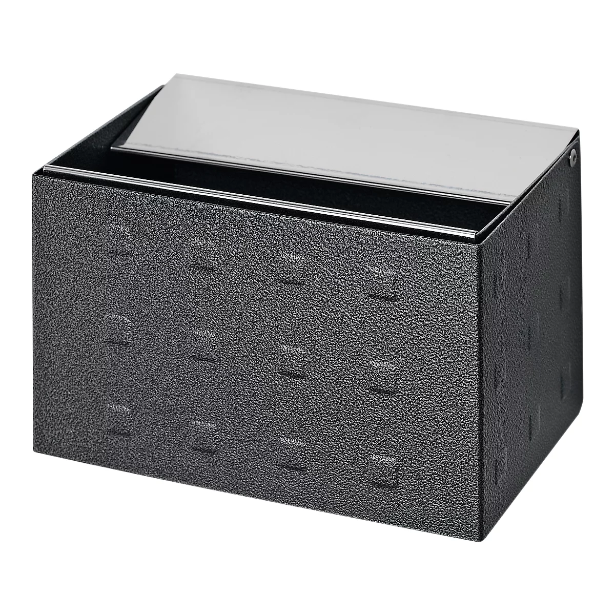 Wandasbak, Wandasbak, B 200 x D 125 x H 125 mm, , antiek zilver structuur