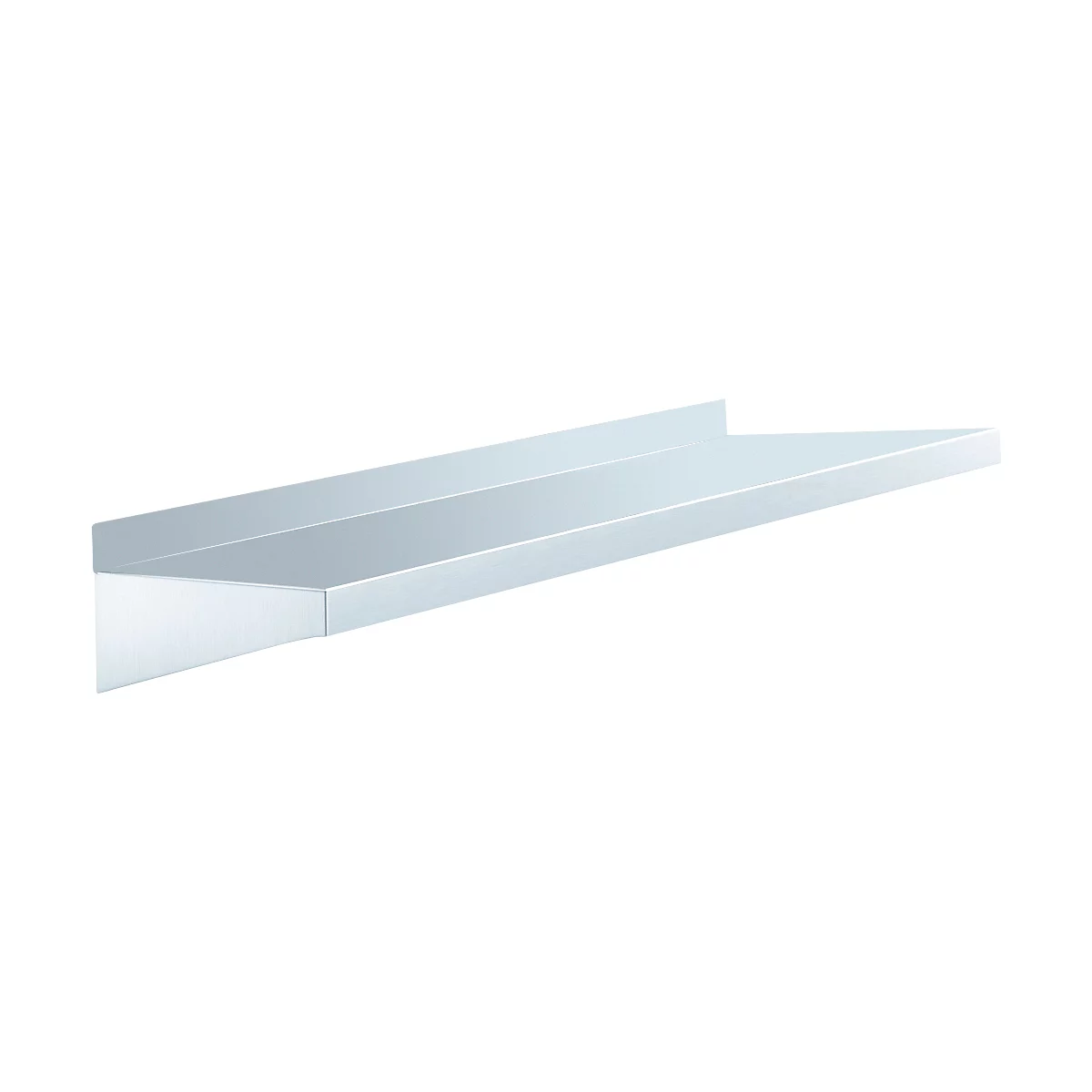 Wandbord 1000x250 mm, rvs
