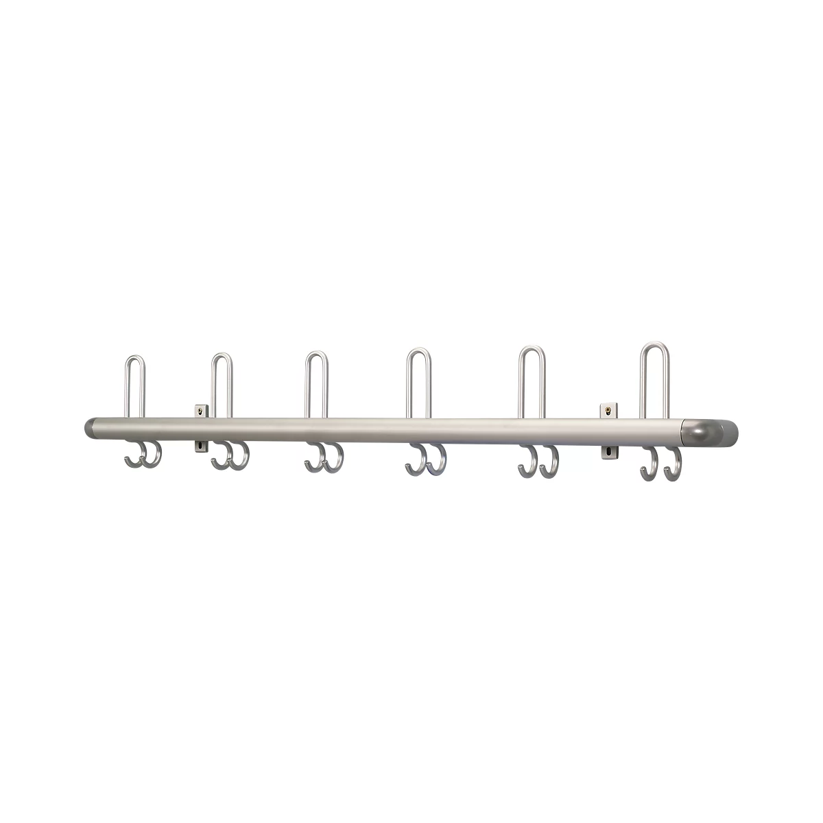 Wandgarderobe, Alu, 1200 mm breit