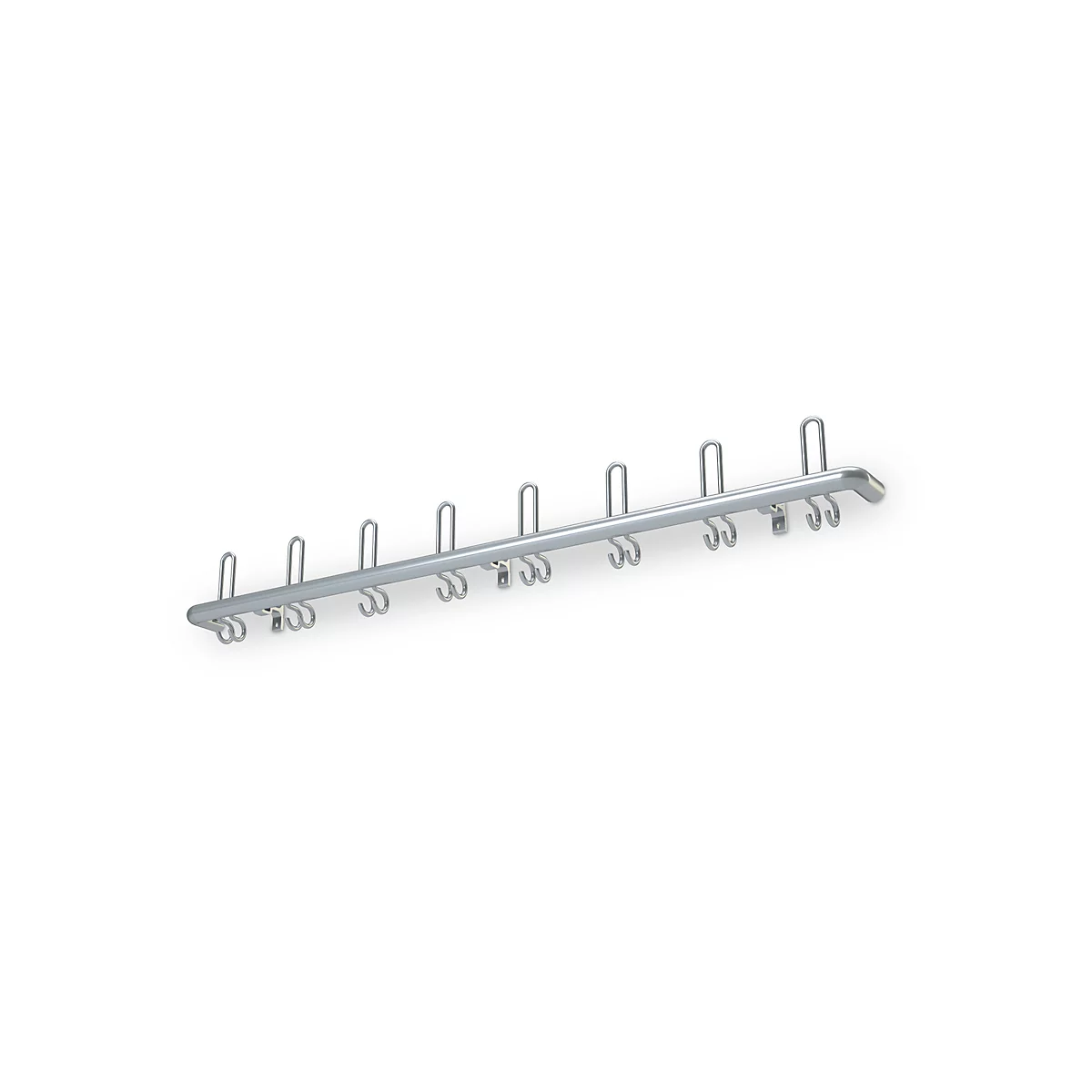 Wandgarderobe, Alu, 1600 mm breit