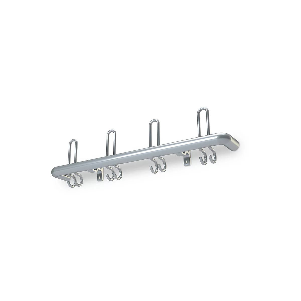 Wandgarderobe, Alu, 800 mm breit