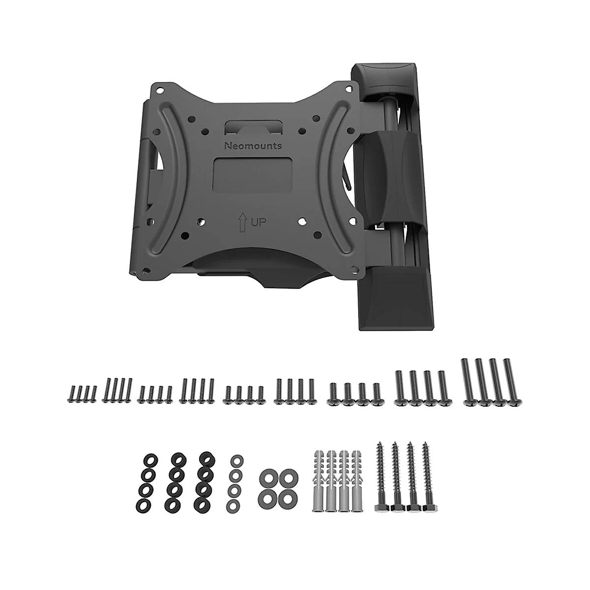 Wandhalterung Neomounts® by Newstar WL40-550BL12, für 1 Monitor 32-55' & bis 35 kg, neig- & schwenkbar, Kabelmanagement, VESA, 5 Jahre Garantie, schwarz