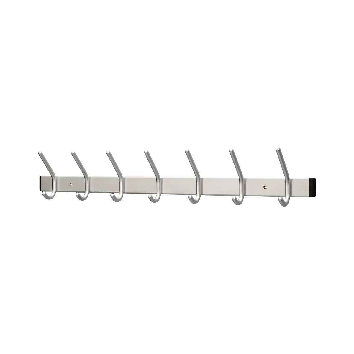 Wandkapstokken, aluminium, 1000 mm breed