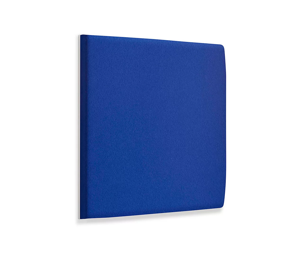 Wandpaneele m. Alurahmen, B 600 x T 600 x H 60 mm, glatte Oberfläche, azurblau