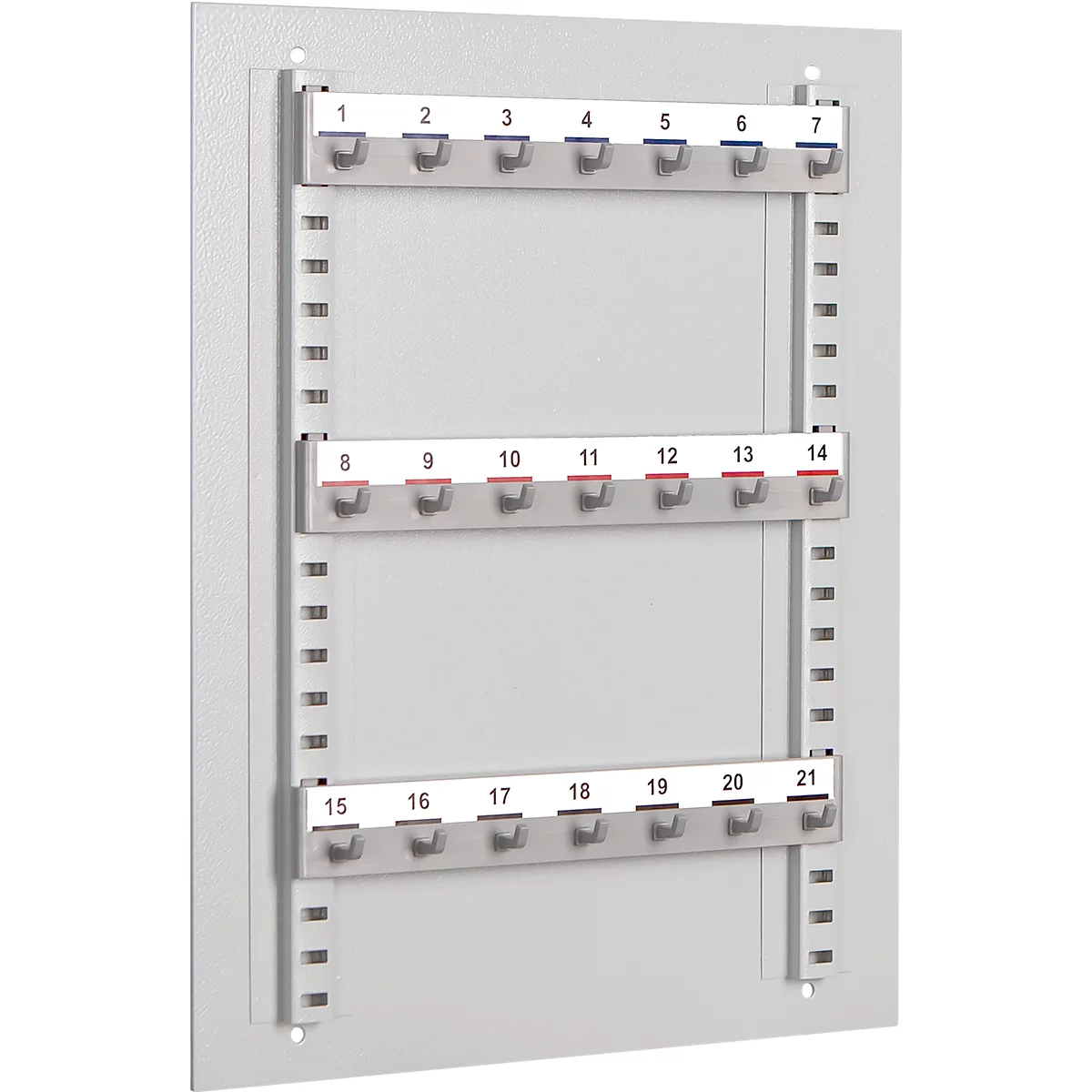 Wandtafel mit 21 Haken