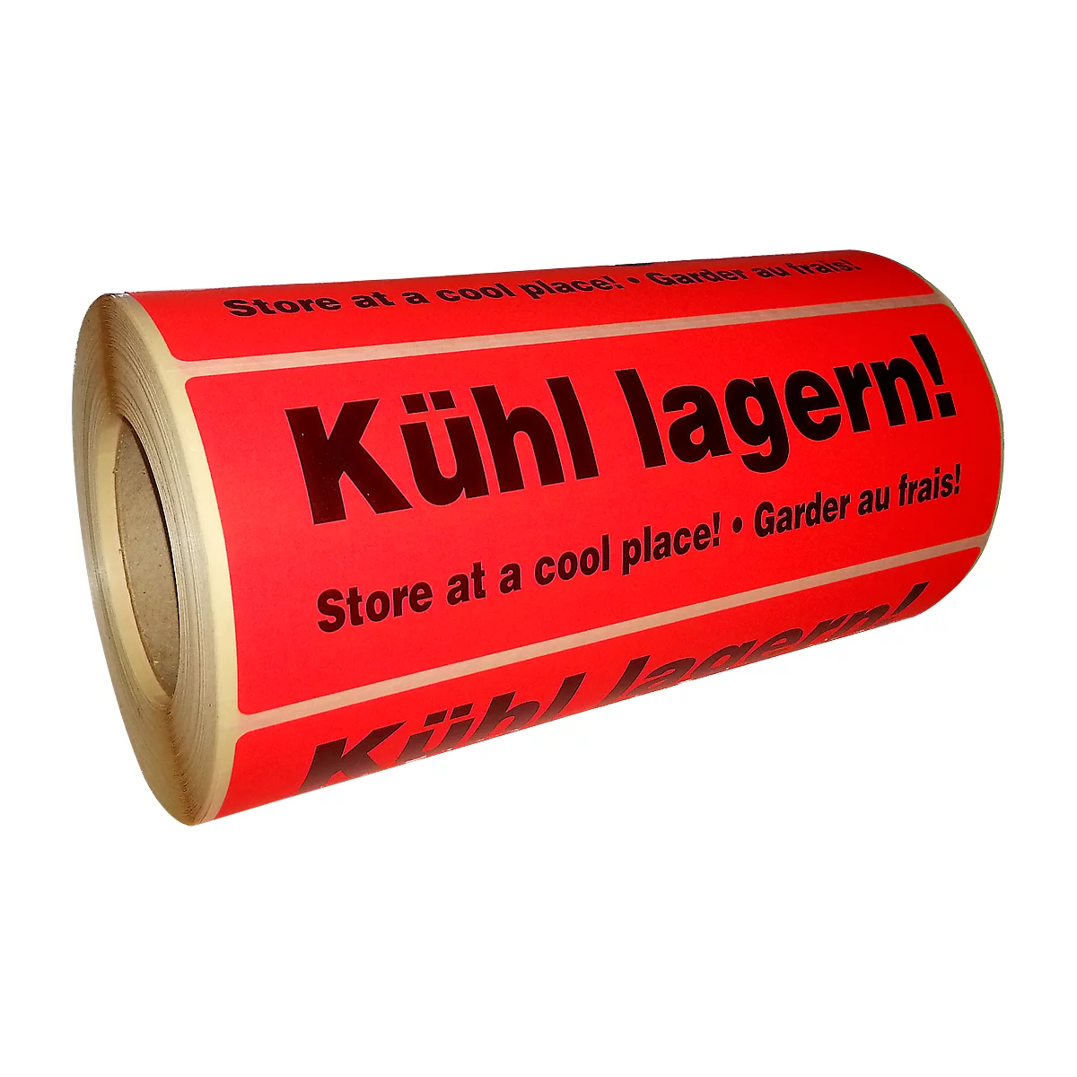 Warnetiketten, Kühl lagern, 500 Stück