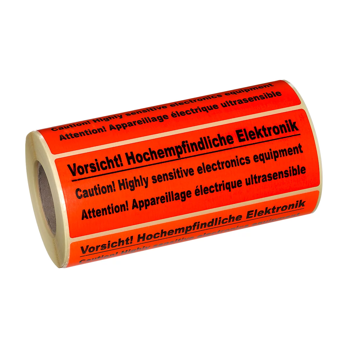Warnetiketten, Vorsicht! Hochempfindliche Elektronik, 500 Stück