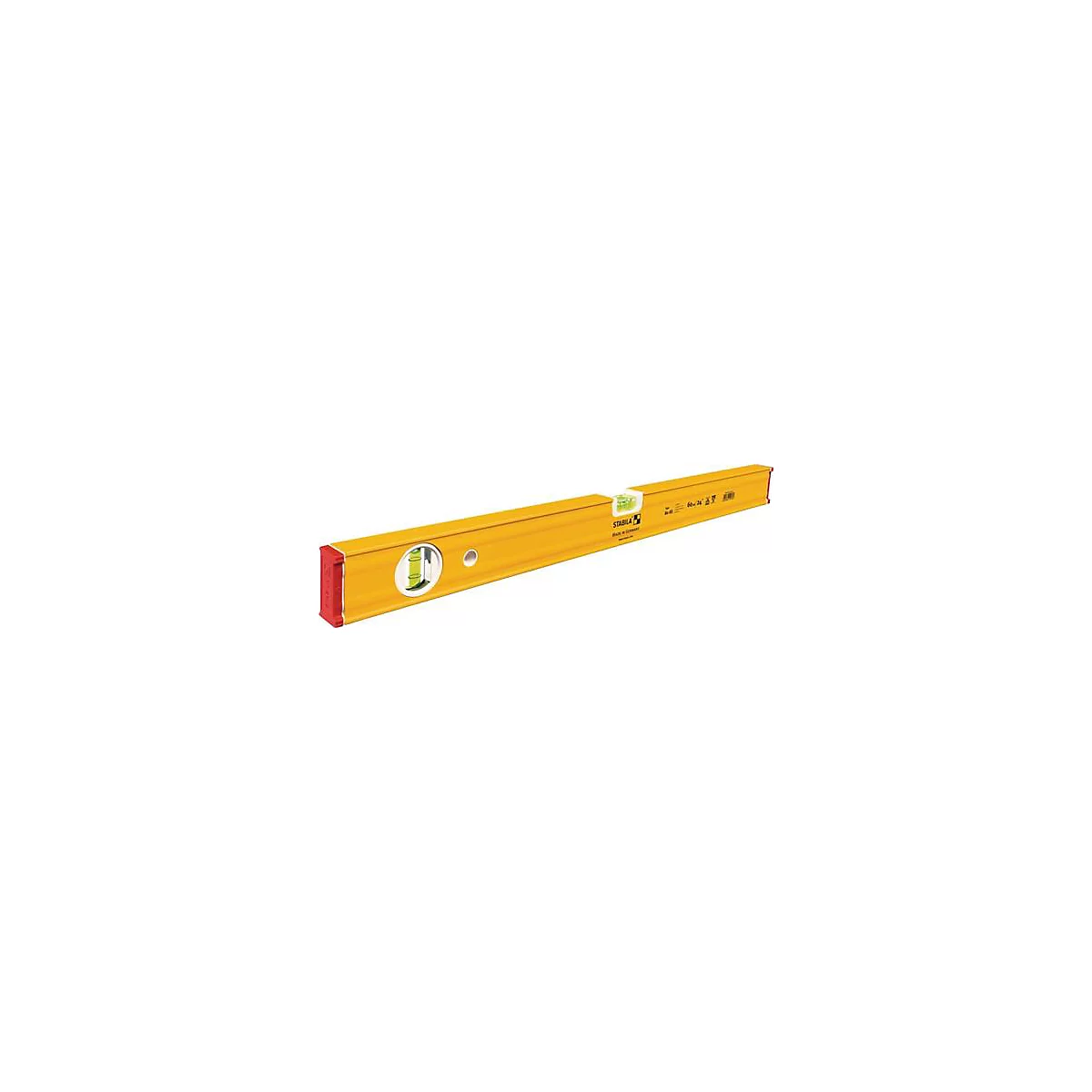 Waterpas 80 AS 100cm Alu.geel ± 0,5 mm/m STABILA
