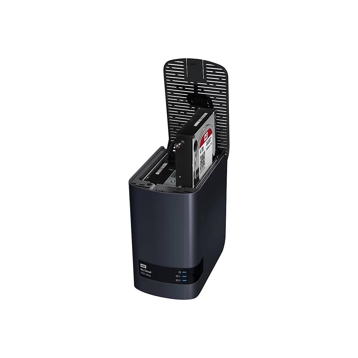 WD My Cloud EX2 Ultra WDBVBZ0000NCH - Gerät für persönlichen Cloudspeicher - 2 Schächte - RAID 0, 1, JBOD - RAM 1 GB - Gigabit Ethernet