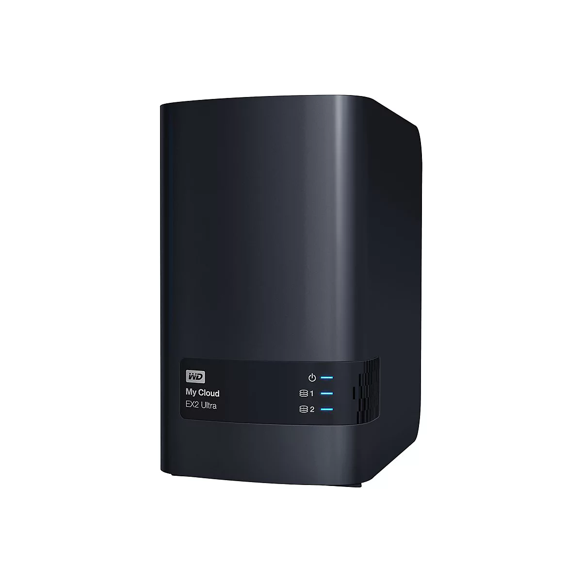 WD My Cloud EX2 Ultra WDBVBZ0000NCH - Gerät für persönlichen Cloudspeicher - 2 Schächte - RAID 0, 1, JBOD - RAM 1 GB - Gigabit Ethernet