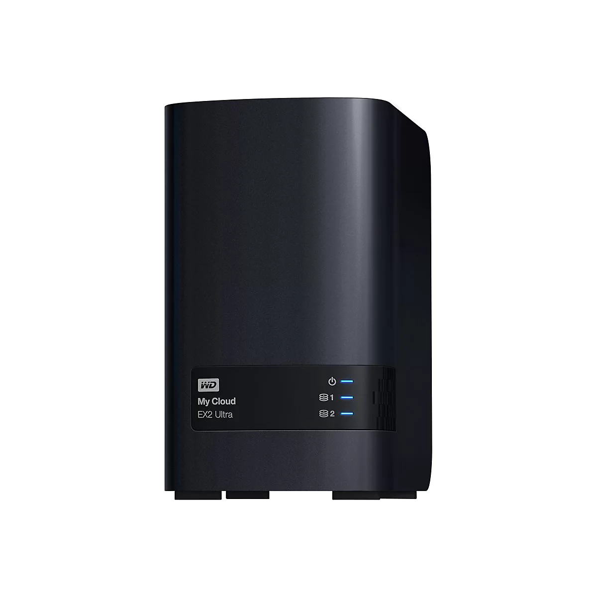 WD My Cloud EX2 Ultra WDBVBZ0000NCH - Gerät für persönlichen Cloudspeicher - 2 Schächte - RAID 0, 1, JBOD - RAM 1 GB - Gigabit Ethernet