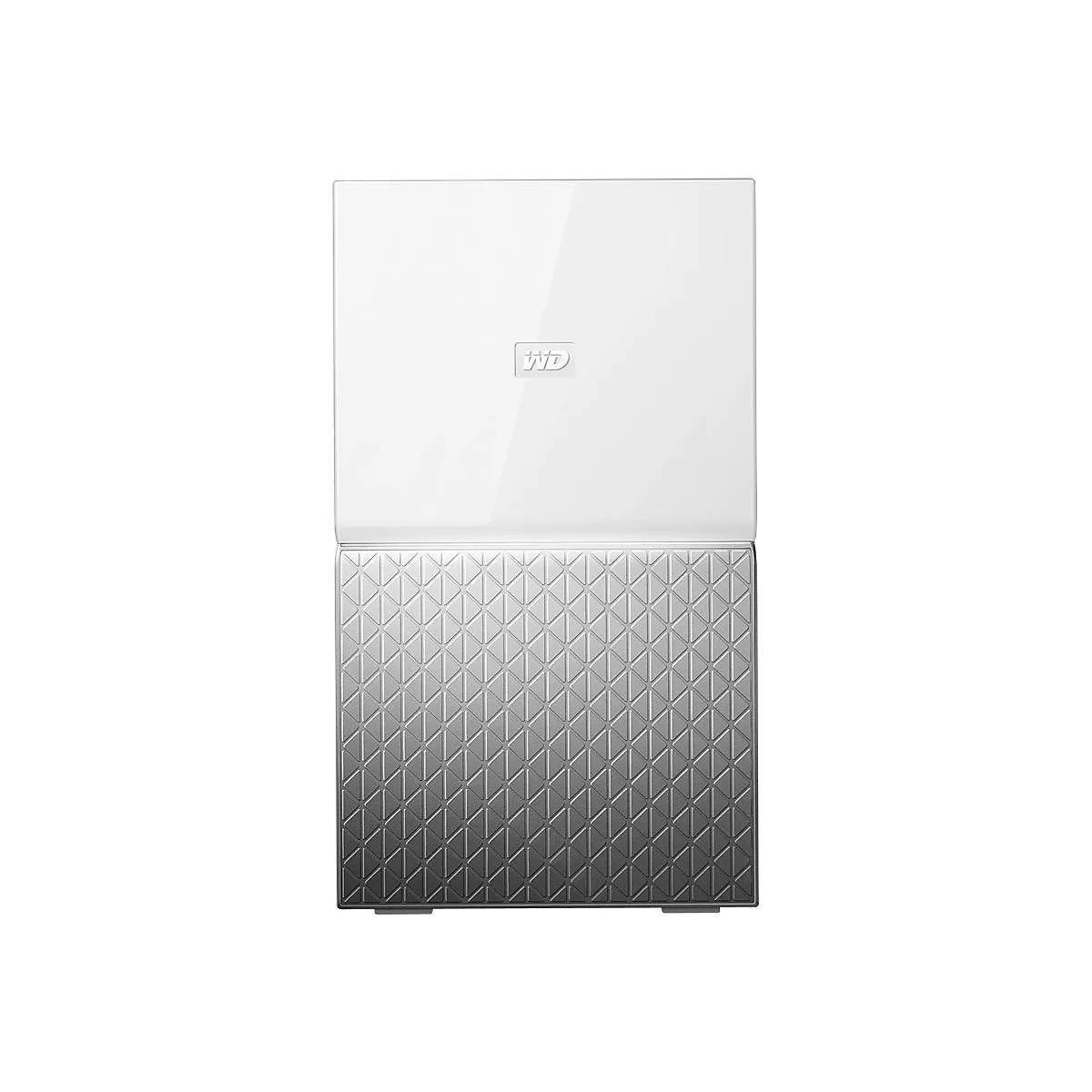 WD My Cloud Home Duo WDBMUT0060JWT - Gerät für persönlichen Cloudspeicher - 6 TB - HDD 3 TB x 2 - RAID 1, JBOD - Gigabit Ethernet
